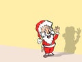 Santa claus - full color christmas illustration Royalty Free Stock Photo