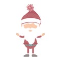 Full color santa claus Image blurred