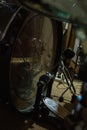 Full drums, microphones and other instruments from a soundproof music studio