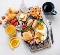 Full English breakfast Royalty Free Stock Photo