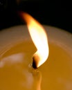 Full Flaming Wick Royalty Free Stock Photo