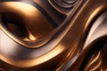 Full frame abstract bronze background - AI Generated