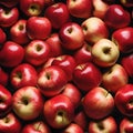 Full frame background of fresh red apples