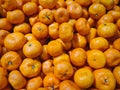 Full Frame Background of Pile of Orange Fruits