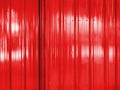 Background of Red Corrugated Door Royalty Free Stock Photo