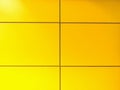 Full Frame Background of Yellow Tiled Wall