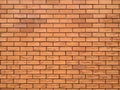 Full frame of brown brick wall background Royalty Free Stock Photo