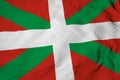 Basque flag in 3D rendering Royalty Free Stock Photo
