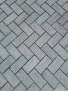 Full frame of grey paving blocks seamless pattern. Home decoration, building material. Background and texture. Royalty Free Stock Photo