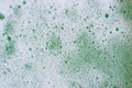 Full frame image of a bubbles or foamy soapy water for background. Royalty Free Stock Photo