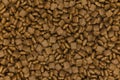 Full frame image of cat dry food kibbles Royalty Free Stock Photo