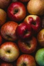 full frame image of pile of apples