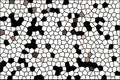 Full frame mosaic texture in black naturel beige and white. Digital texture mosaic decorative art. Royalty Free Stock Photo