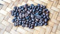 Full frame of roasted coffee beans for the background Royalty Free Stock Photo