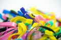 Full Frame Shot Of Colorful Rubber Bands