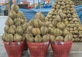 Durain the king of fruits in thailand market.