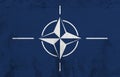 Full frame shot of nato flag