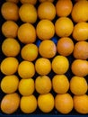 Full frame shot of oranges in the market Royalty Free Stock Photo