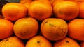 Full frame shot of oranges in market, west java, indonesia Royalty Free Stock Photo