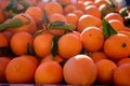 Full Frame Shot Of Oranges. Oranges For Sale At Market Stall Royalty Free Stock Photo