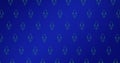 Full frame shot of pattern on blue background with copy space Royalty Free Stock Photo