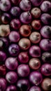 Full frame shot of purple onions, fresh produce background