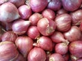 Full frame shot of purple onions Royalty Free Stock Photo