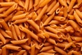 A full-frame shot of a raw Penne pasta background Royalty Free Stock Photo