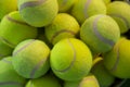 Full frame shot of tennis balls Royalty Free Stock Photo