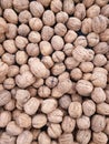 Full frame shot of walnuts