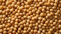 Full frame of soy beans. AI generated. Royalty Free Stock Photo