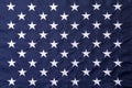 Full frame of the 50 stars of the United States flag, symbolizing the 50 states of America Royalty Free Stock Photo