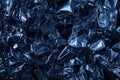 Full frame take of a sheeT of crumpled silver aluminum foil Royalty Free Stock Photo