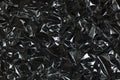 Full frame take of a sheeT of crumpled silver aluminum foil Royalty Free Stock Photo