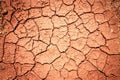 Full frame to terrain with arid climate. The surface of the land is cracked. crack soil ground texture. The natural texture of soi