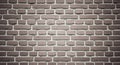Classic brick wall texture with rows of reddish-brown bricks and white mortar in a repeating pattern Royalty Free Stock Photo