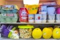 Madrid, Spain. March 30, 2020. Refrigerator full of food to withstand quarantine for coronavirus. Stay at home