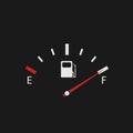 Full Fuel tank indicator Royalty Free Stock Photo