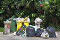 Full garbage bin Royalty Free Stock Photo