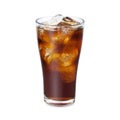 Full glass of cola Royalty Free Stock Photo