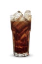 Full glass of cola Royalty Free Stock Photo