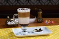 Coffee Latte Macchiato Royalty Free Stock Photo