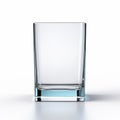 Minimalist 3d Render Of Empty Glass On White Background