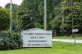 Full Gospel Tabernacle Church sign Bishop Reverend Al Green Royalty Free Stock Photo