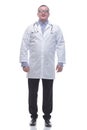 in full growth. portrait of an experienced male doctor Royalty Free Stock Photo