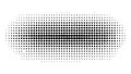 Full Halftone Dot Texture Gradient Vector, vector design Generative AI Royalty Free Stock Photo