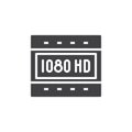 Full hd 1080 vector icon Royalty Free Stock Photo