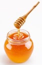 Full honey pot Royalty Free Stock Photo