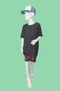 Full-length child mannequin