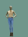 Full-length female mannequin